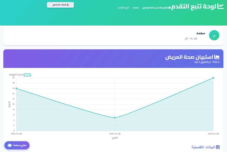 تتبع التقدم