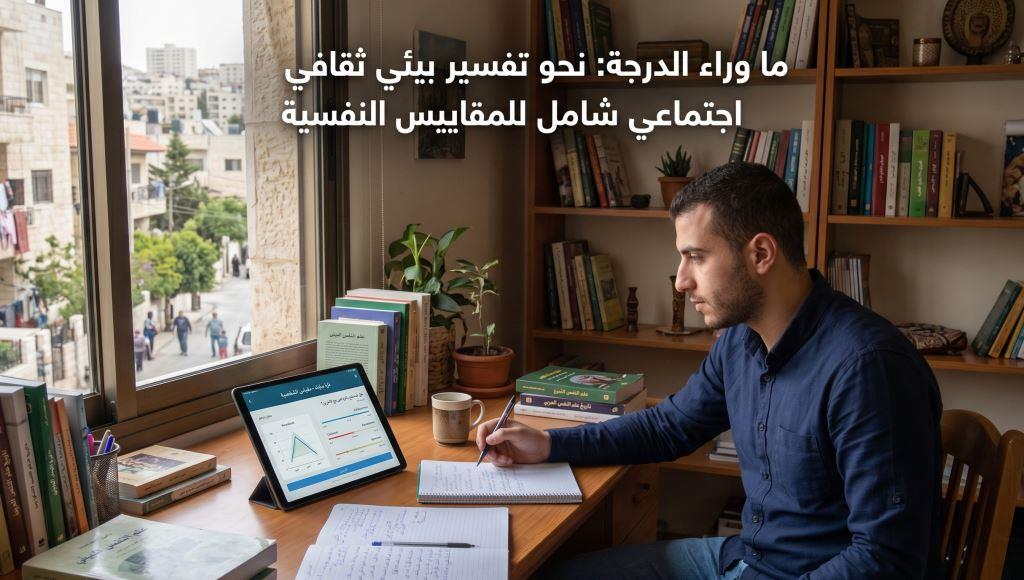 ما وراء الدرجة: نحو تفسير بيئي ثقافي اجتماعي شامل للمقاييس النفسية