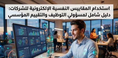 استخدام المقاييس النفسية الإلكترونية في المؤسسات: دليل علمي وتطبيقي لمسؤولي التوظيف والتقييم