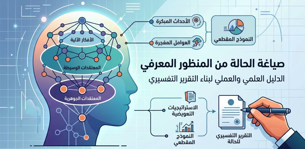 صياغة الحالة من المنظور المعرفي: الدليل العملي لبناء التقرير التفسيري