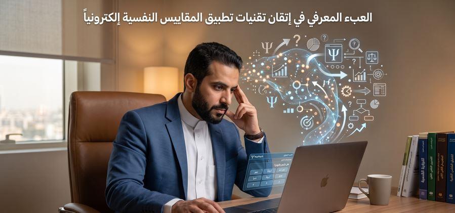 العبء المعرفي في إتقان تقنيات تطبيق المقاييس النفسية إلكترونياً